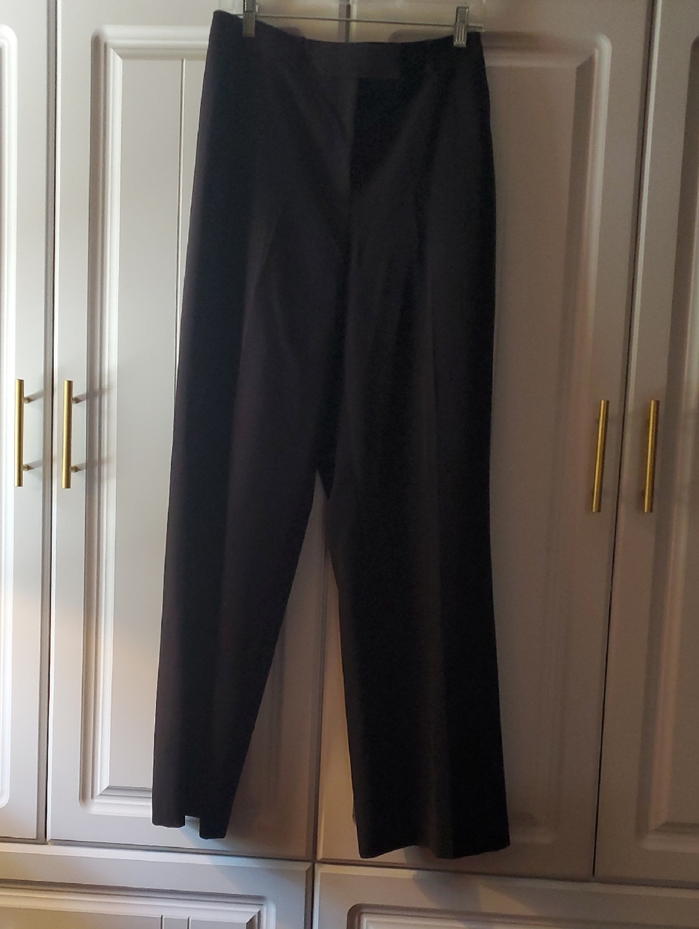 White House Black Market Black Straight-Leg Pants